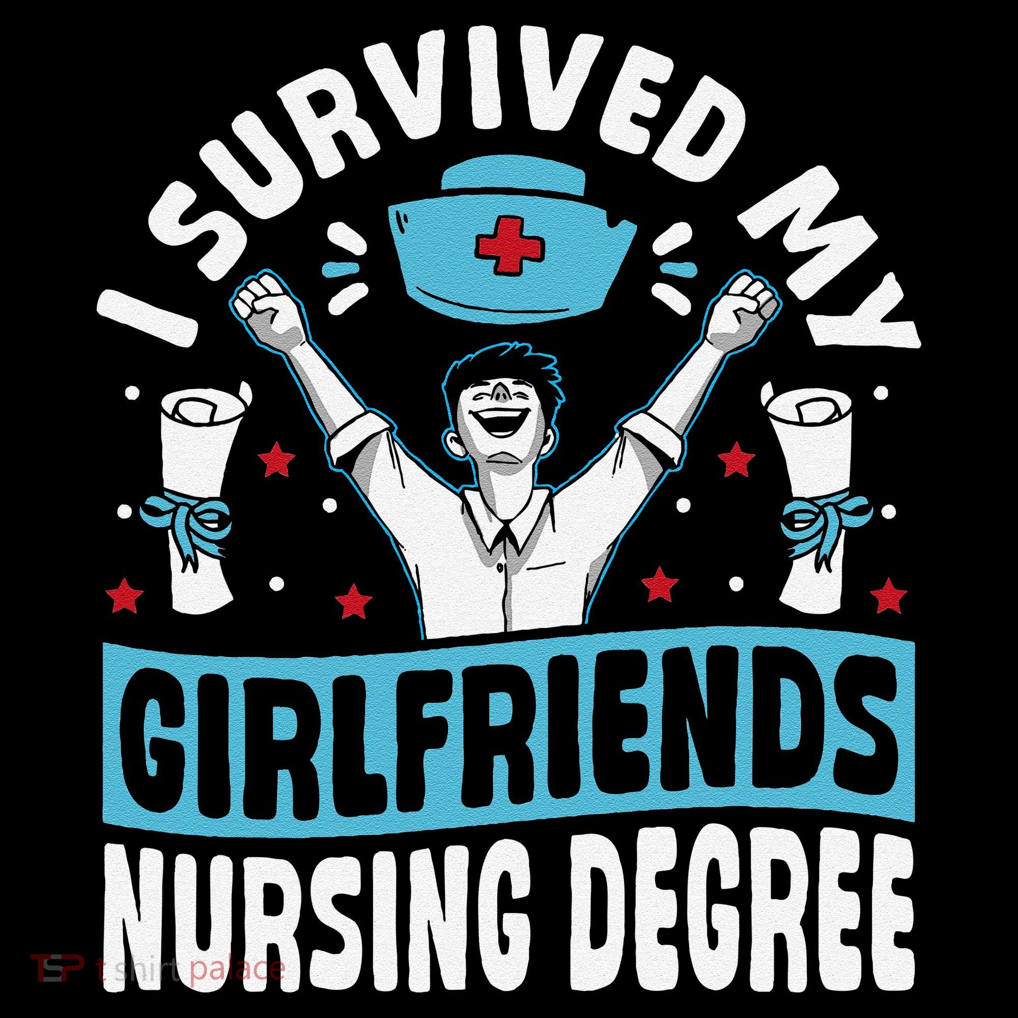 Nurse Graduation I Survived My Girlfriends Nursing Degree Coffee Mug