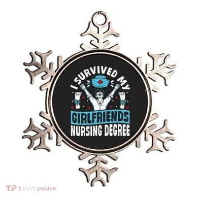 Nurse Graduation I Survived My Girlfriends Nursing Degree Ornament