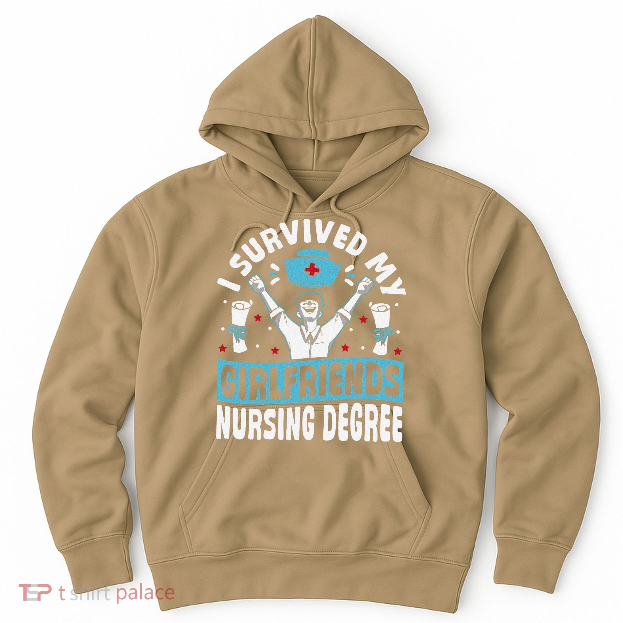 Nurse Graduation I Survived My Girlfriends Nursing Degree Hoodie