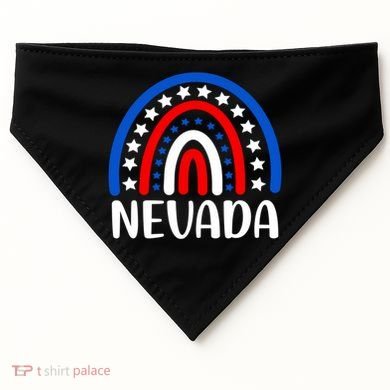 Nevada Gift I Love Nevada Usa Gift USA-Made Doggie Bandana
