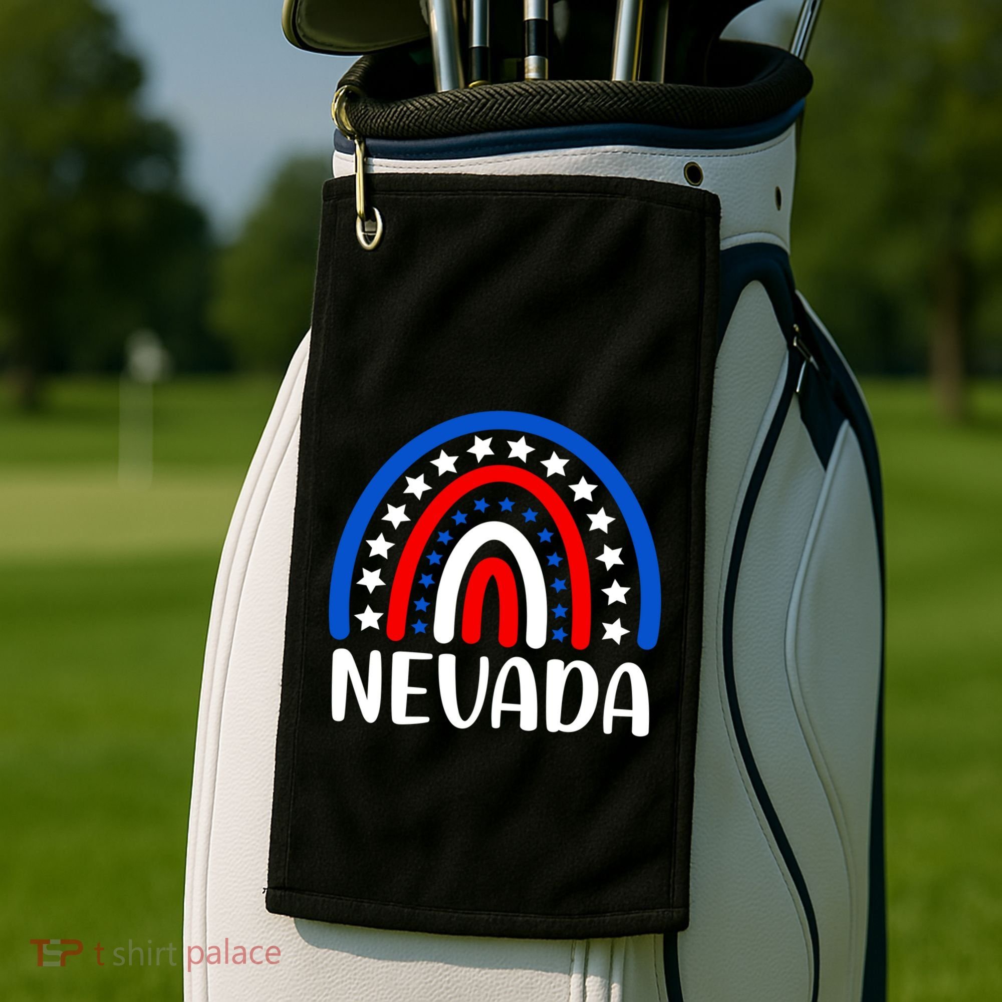 Nevada Gift I Love Nevada Usa Gift Golf Towel