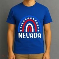 Nevada Gift I Love Nevada Usa Gift T-Shirt thumb 3