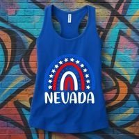 Nevada Gift I Love Nevada Usa Gift Women's Tank Top thumb 3
