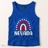 Nevada Gift I Love Nevada Usa Gift Tank Top thumb 2