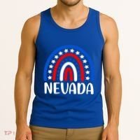 Nevada Gift I Love Nevada Usa Gift Tank Top thumb 3