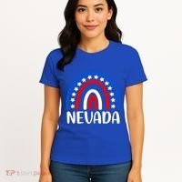 Nevada Gift I Love Nevada Usa Gift Women's T-Shirt thumb 4