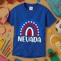 Nevada Gift I Love Nevada Usa Gift Kids T-Shirt thumb 3