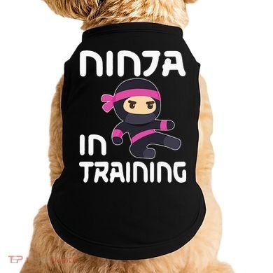 Ninja Girl In Training Doggie Tank