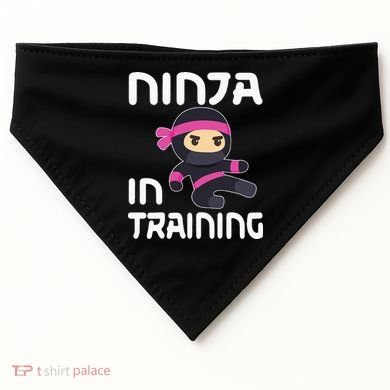 Ninja Girl In Training USA-Made Doggie Bandana