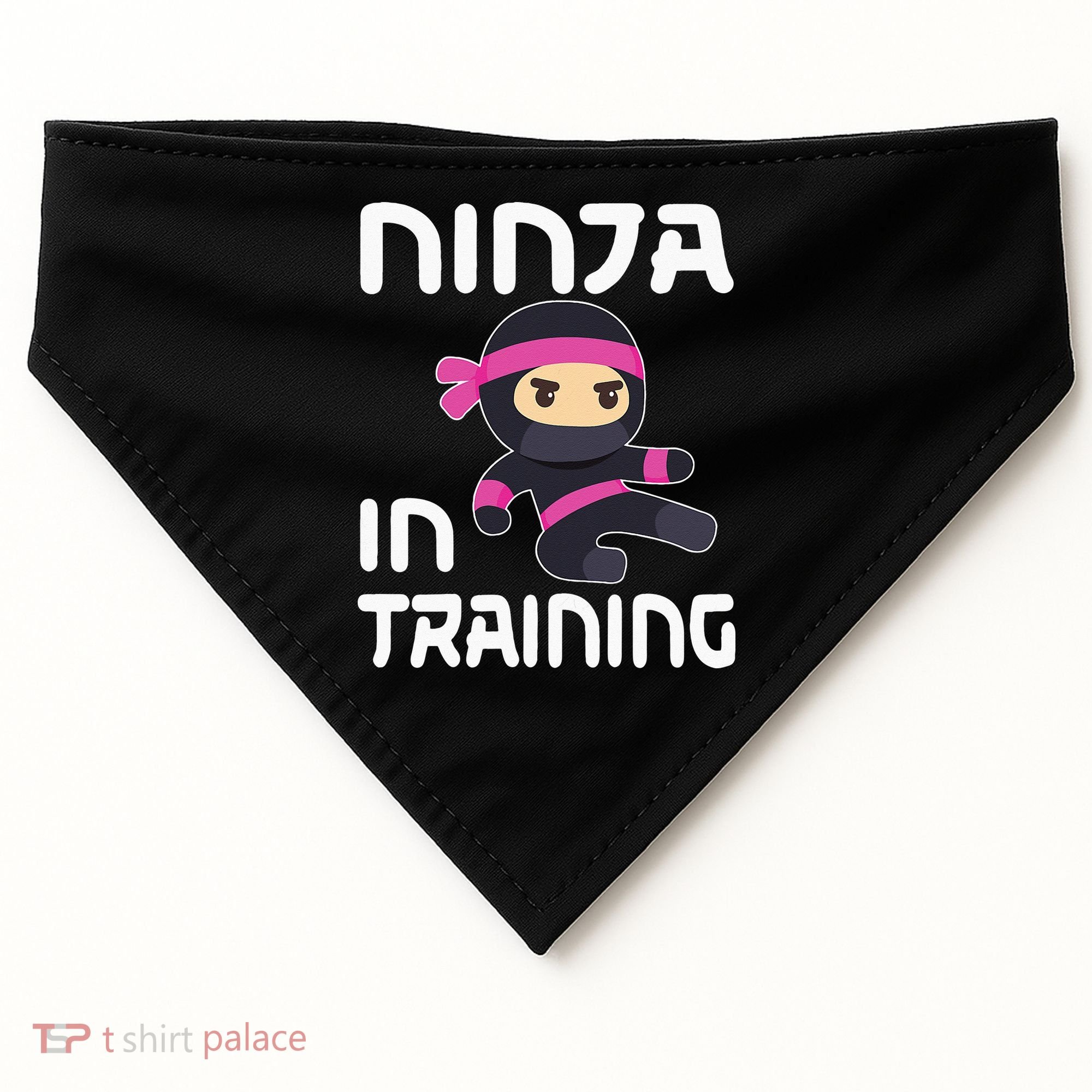 Ninja Girl In Training USA-Made Doggie Bandana