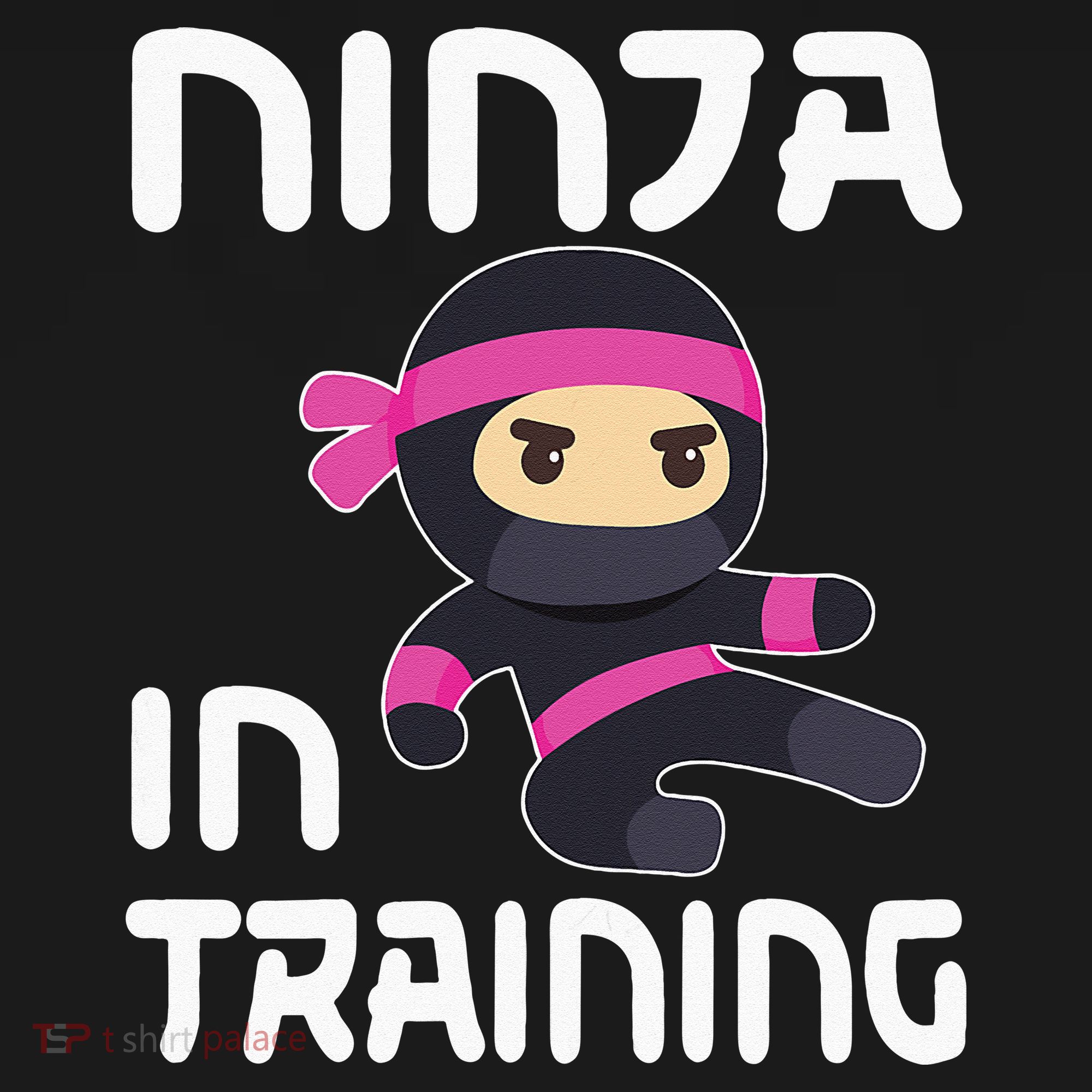 Ninja Girl In Training USA-Made Doggie Bandana