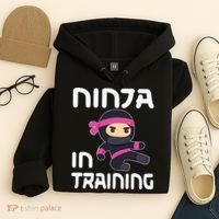 Ninja Girl In Training Hoodie thumb 4