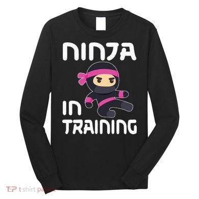 Ninja Girl In Training Long Sleeve Shirt