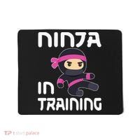 Ninja Girl In Training Mousepad thumb 0
