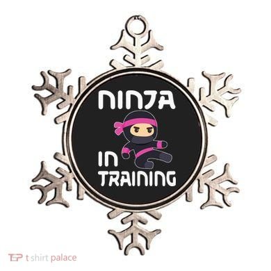 Ninja Girl In Training Ornament