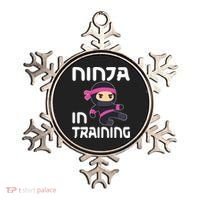 Ninja Girl In Training Ornament thumb 0