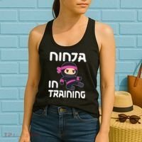 Ninja Girl In Training Women's Tank Top thumb 2