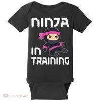 Ninja Girl In Training Baby Bodysuit thumb 0