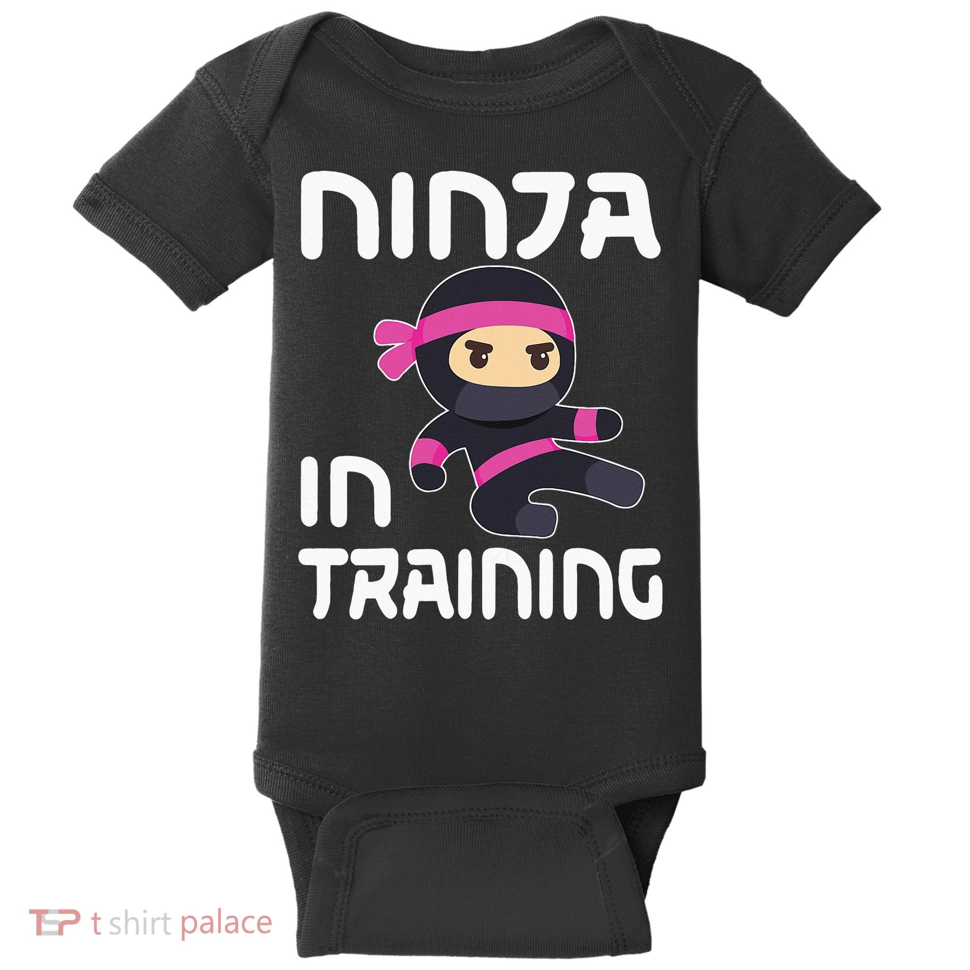 Ninja Girl In Training Baby Bodysuit