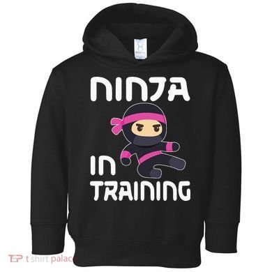 Ninja Girl In Training Toddler Hoodie