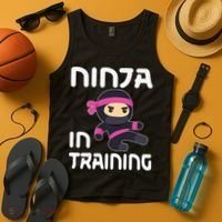 Ninja Girl In Training Tank Top thumb 4