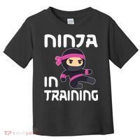 Ninja Girl In Training Toddler T-Shirt thumb 0