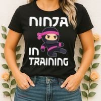 Ninja Girl In Training Women's T-Shirt thumb 2