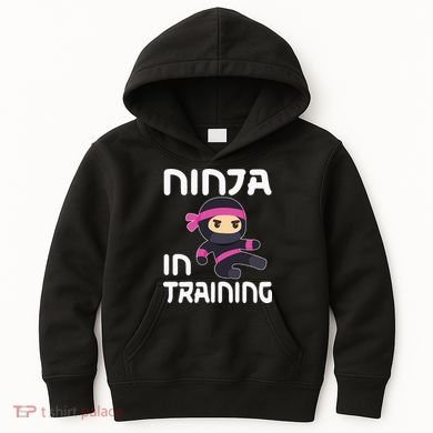 Ninja Girl In Training Kids Hoodie