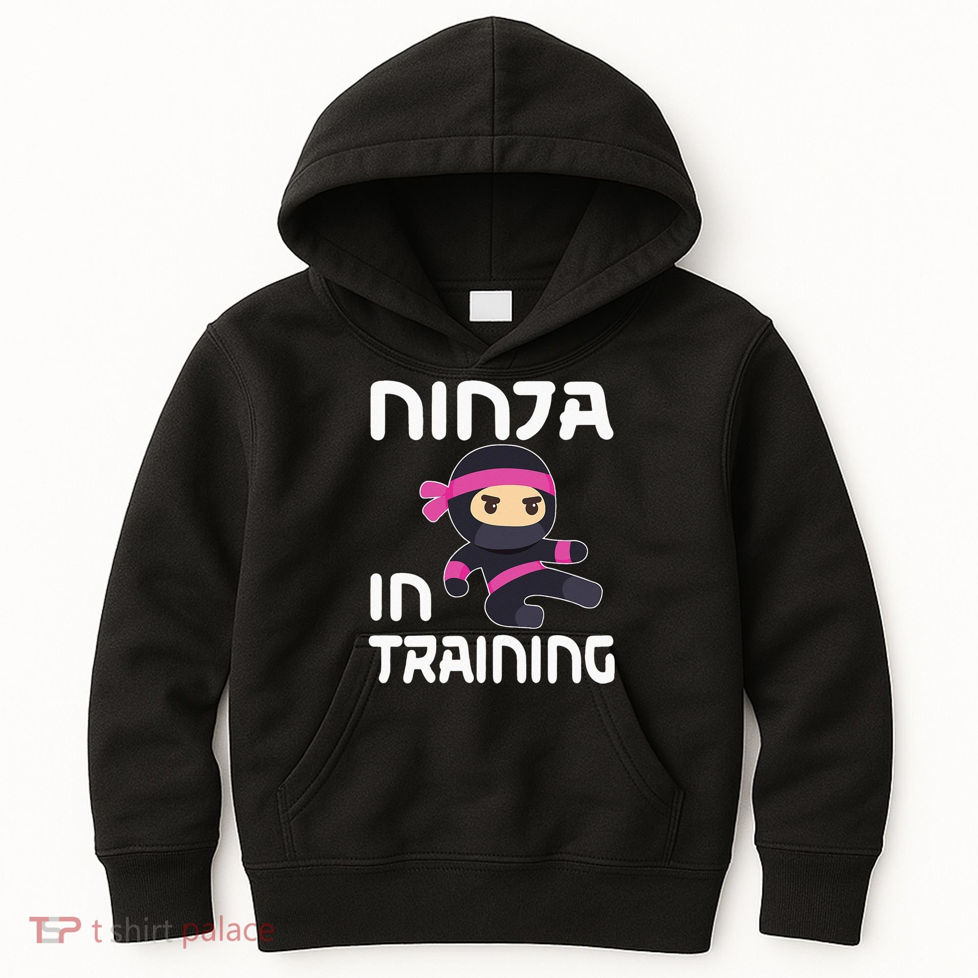 Ninja Girl In Training Kids Hoodie