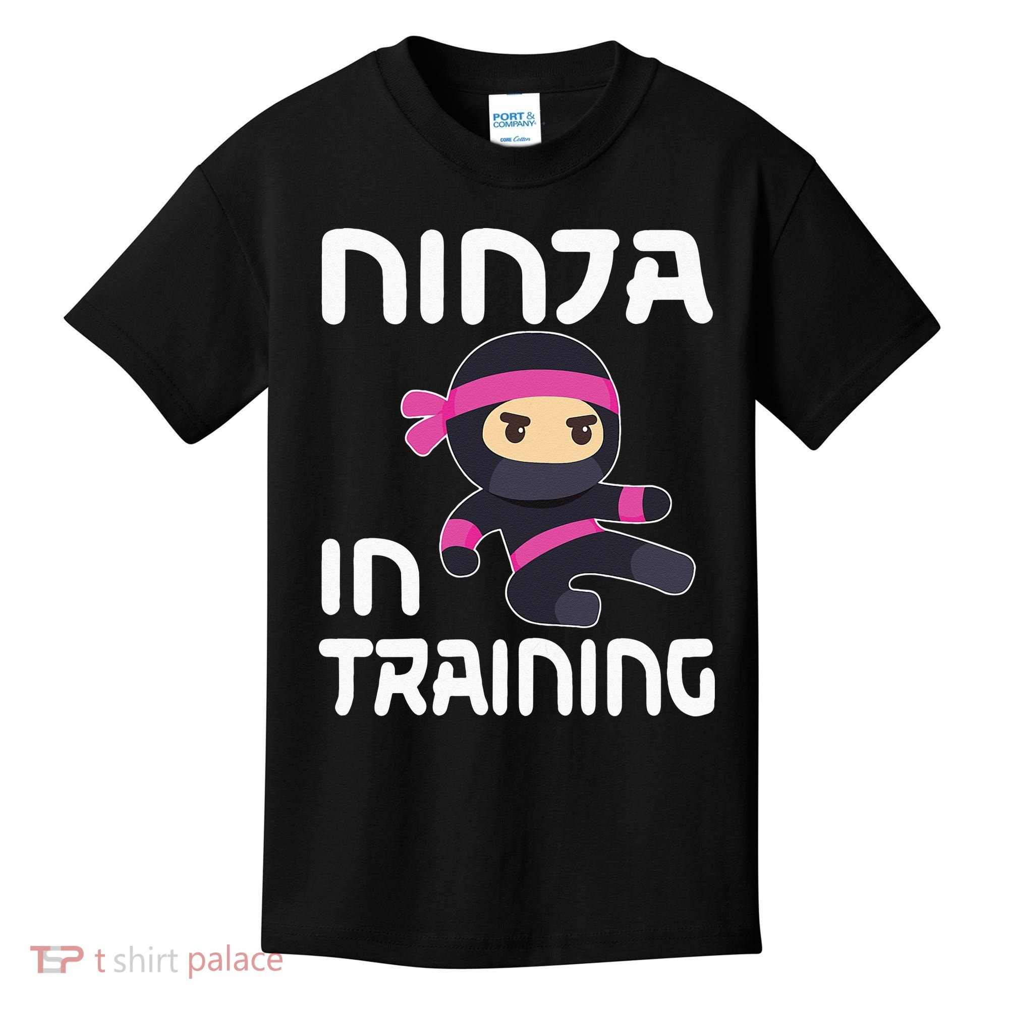 Ninja Girl In Training Kids T-Shirt