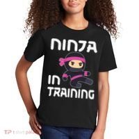 Ninja Girl In Training Kids T-Shirt thumb 2