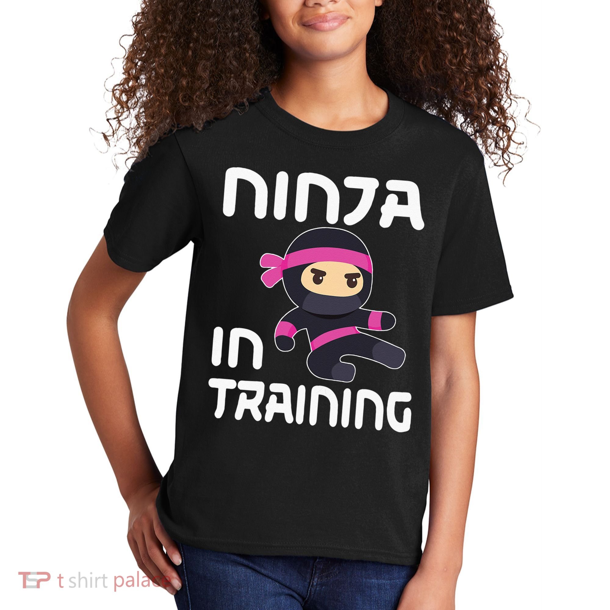 Ninja Girl In Training Kids T-Shirt