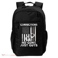 No Guns Just Guts Corrections Officer Backpack thumb 0