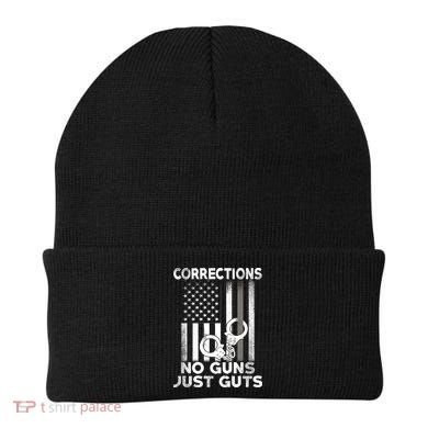No Guns Just Guts Corrections Officer Beanie