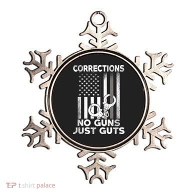 No Guns Just Guts Corrections Officer Ornament