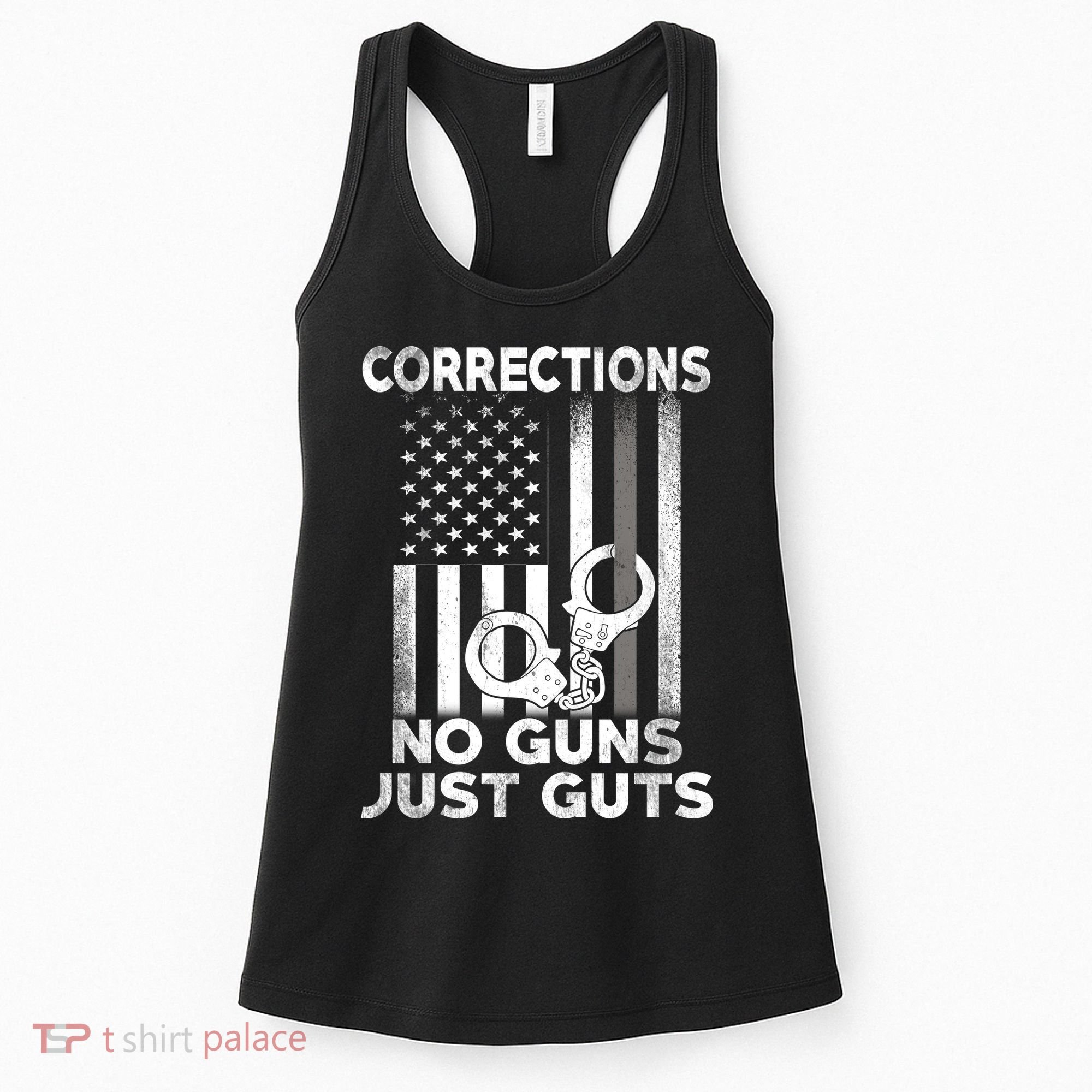 No Guns Just Guts Corrections Officer Women's Tank Top