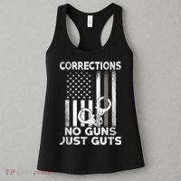 No Guns Just Guts Corrections Officer Women's Tank Top thumb 3