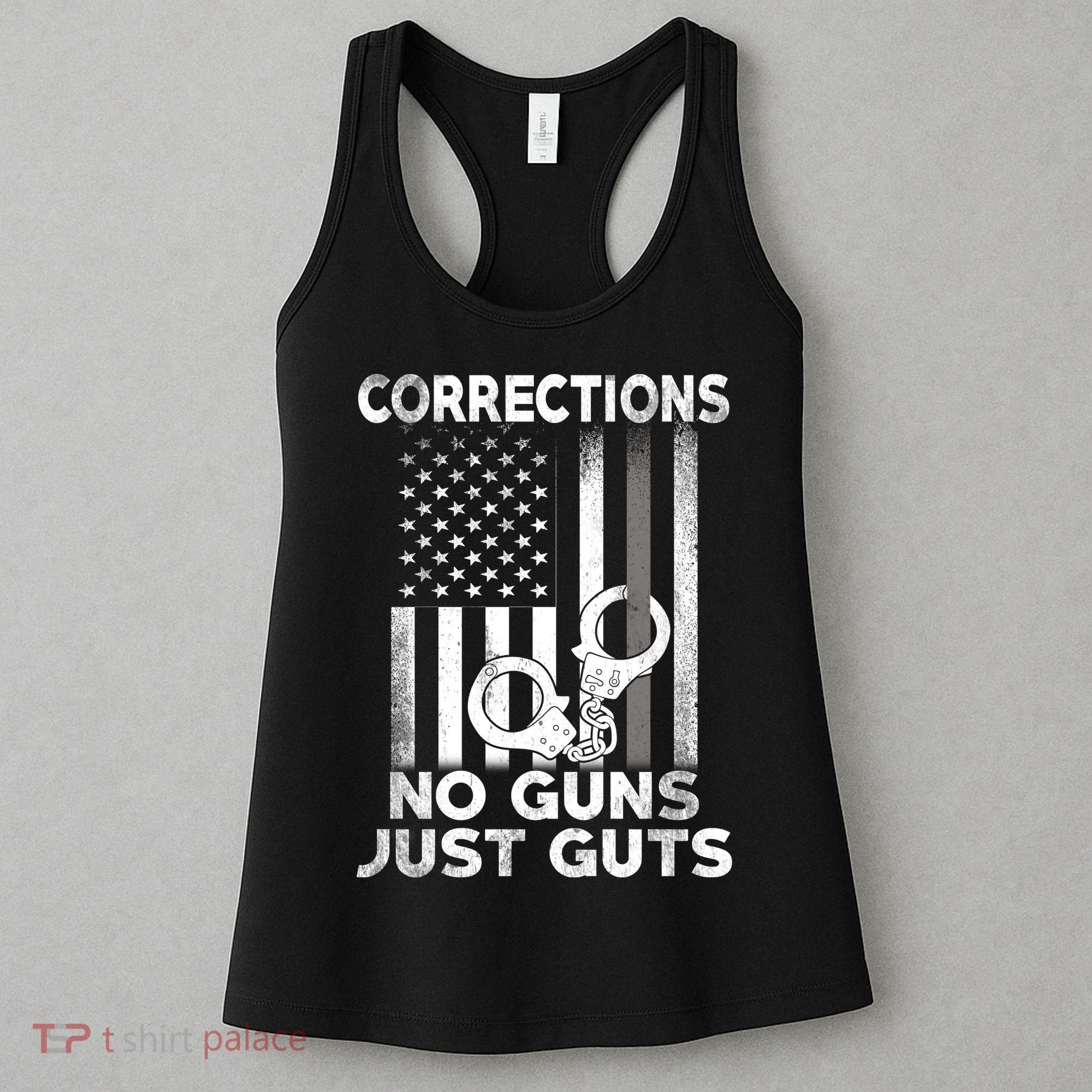 No Guns Just Guts Corrections Officer Women's Tank Top
