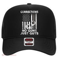 No Guns Just Guts Corrections Officer Hat thumb 0