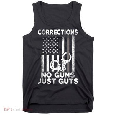 No Guns Just Guts Corrections Officer Tank Top