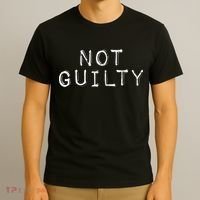 NOT GUILTY Label Vintage Style Attend Favorite Trial T-Shirt thumb 3