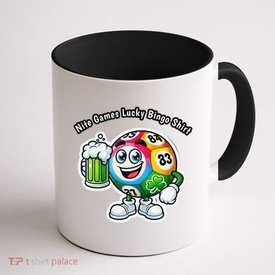 Nite Games Lucky Bingo Coffee Mug back