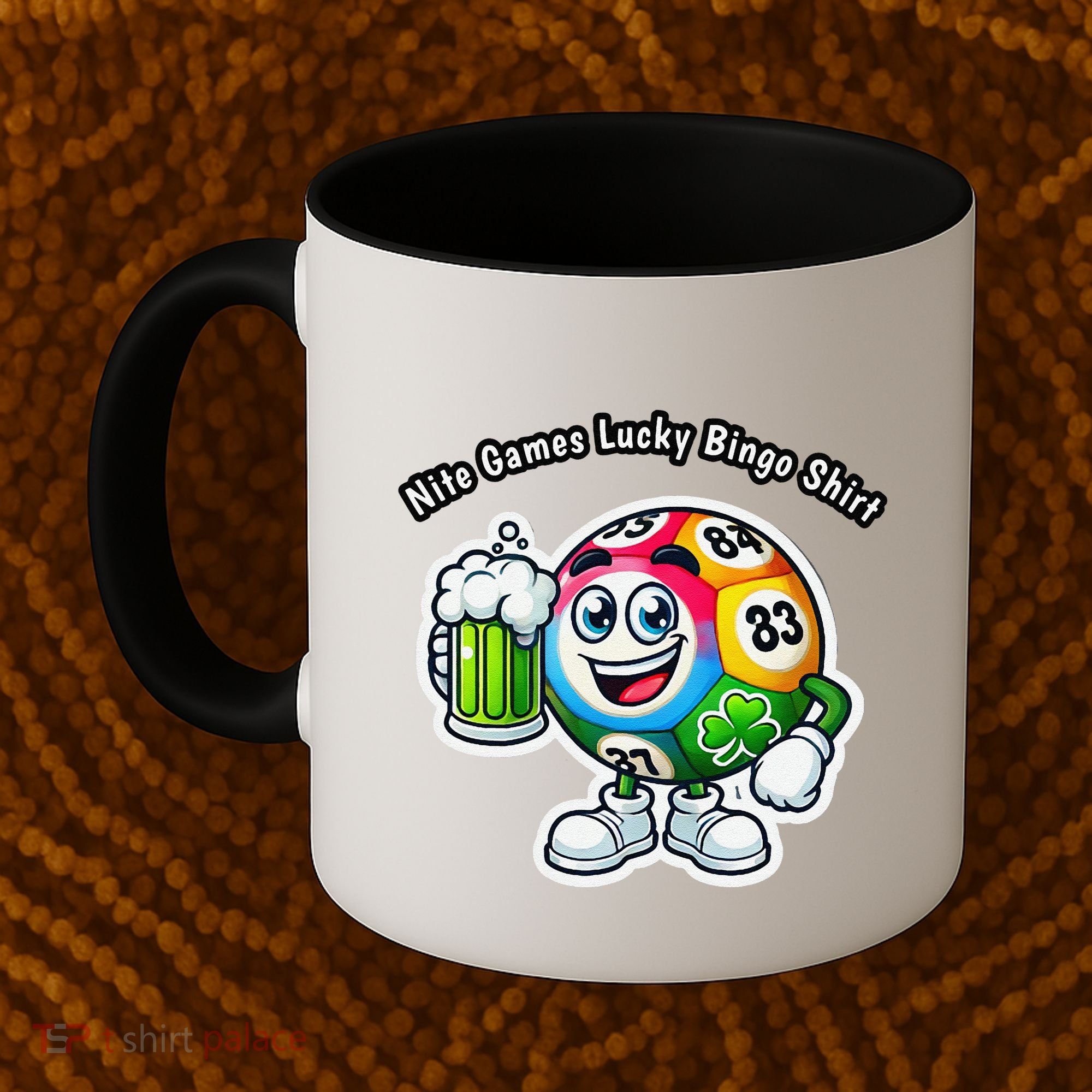 Nite Games Lucky Bingo Coffee Mug