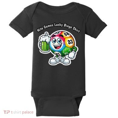 Nite Games Lucky Bingo Baby Bodysuit