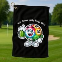 Nite Games Lucky Bingo Golf Towel thumb 1