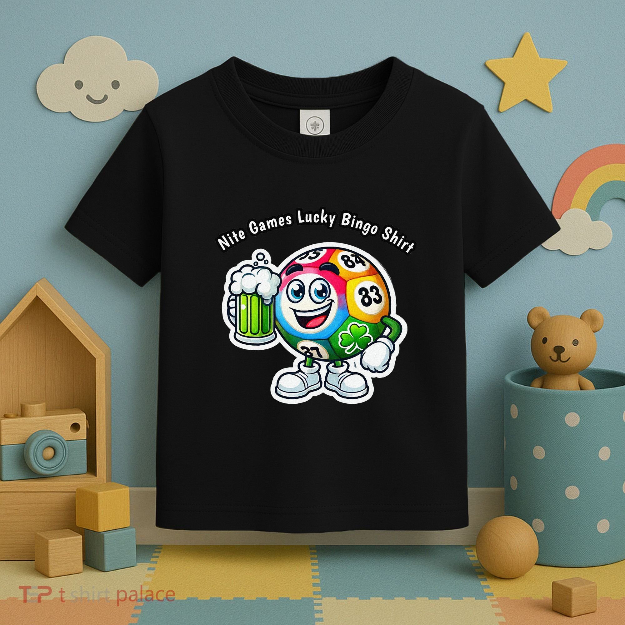 Nite Games Lucky Bingo Toddler T-Shirt
