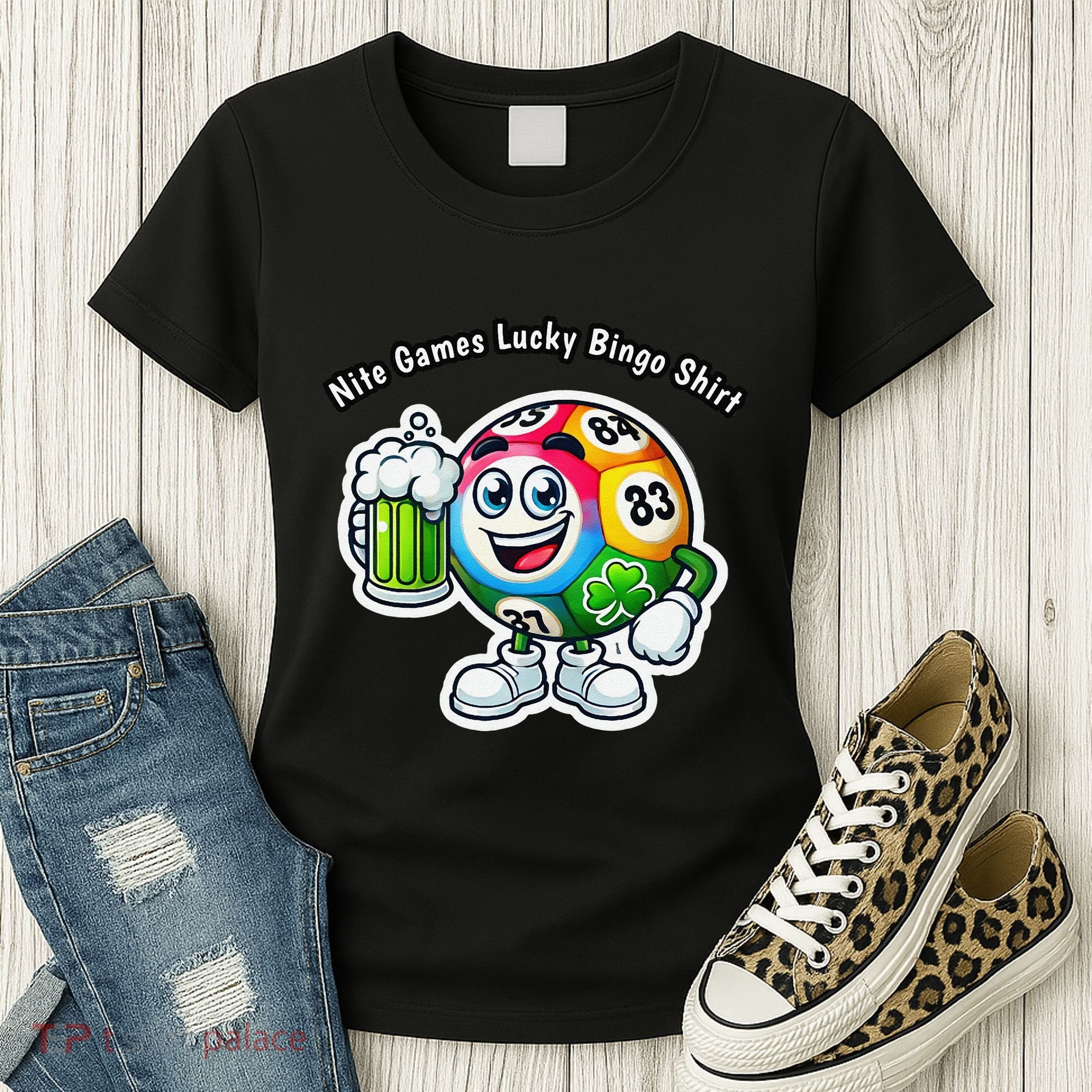 Nite Games Lucky Bingo Women's T-Shirt