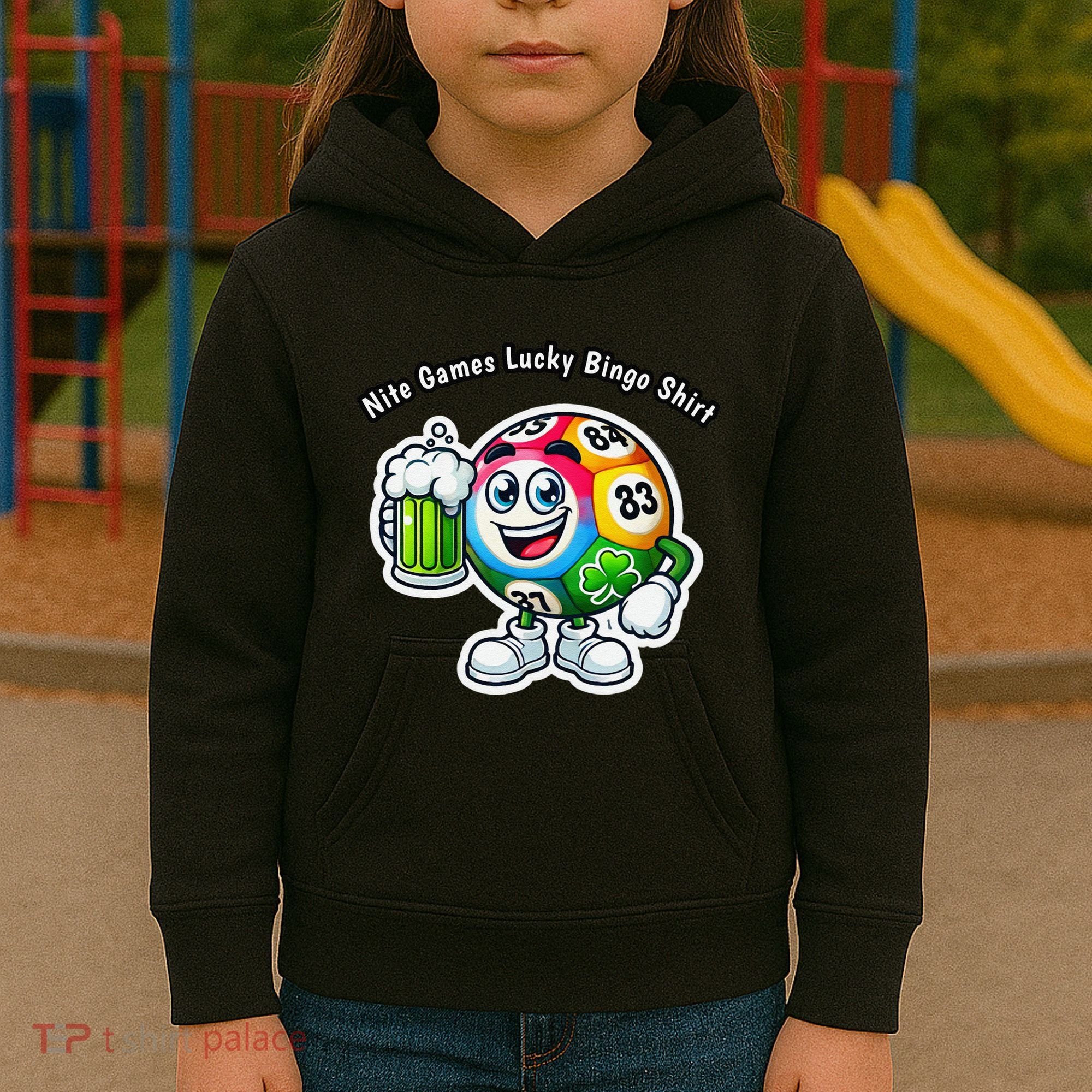 Nite Games Lucky Bingo Kids Hoodie