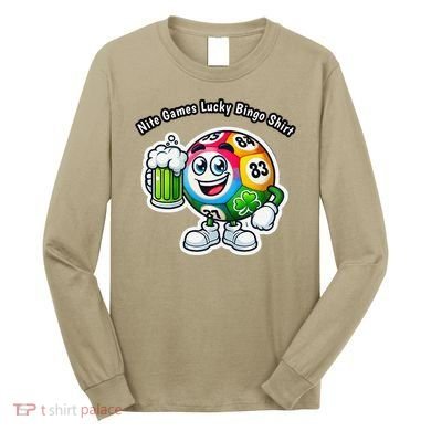 Nite Games Lucky Bingo Long Sleeve Shirt