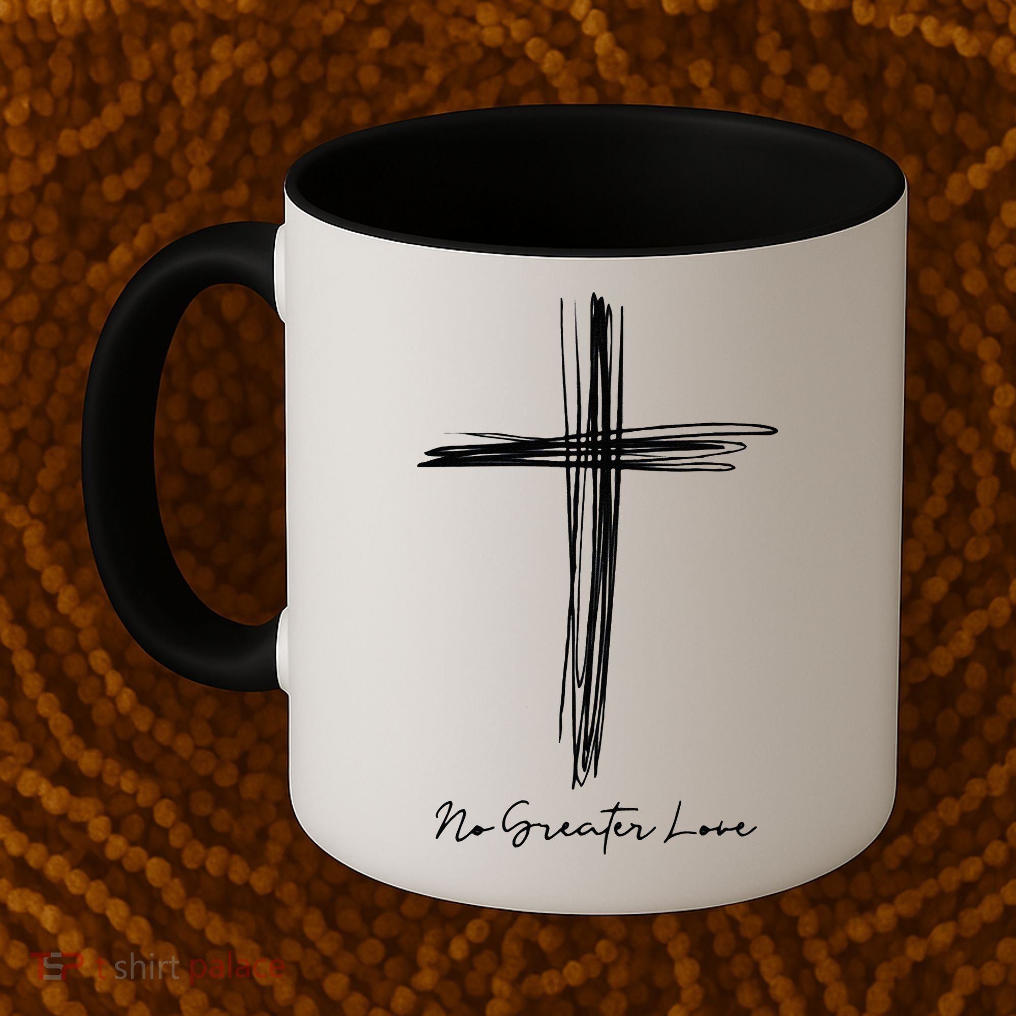 No Greater Love Cross Christian Easter Gift Coffee Mug
